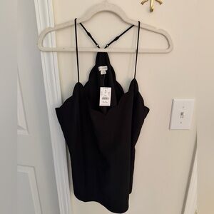 J. Crew scallop trim racer back cami tank top